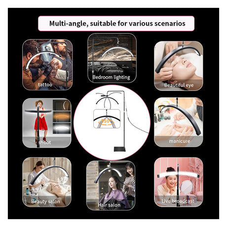 24 Zoll LED Beauty Standleuchte für professionelle Anwendungen Beauty-Leuchte HD-M6X