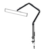 LED Beauty Tischlampe mit Klemme 3 Lichtfarben, 10 Helligkeitsstufen, drehbar – Schwarz / Weiß