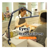 LED Beauty Tischlampe mit Klemme 3 Lichtfarben, 10 Helligkeitsstufen, drehbar – Schwarz / Weiß