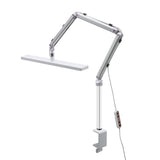 LED Beauty Tischlampe mit Klemme 3 Lichtfarben, 10 Helligkeitsstufen, drehbar – Schwarz / Weiß