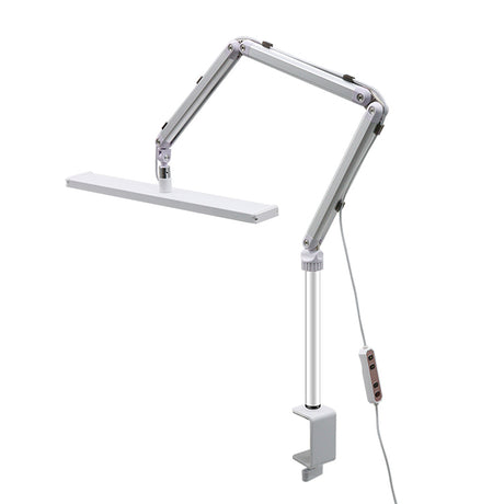 LED Beauty Tischlampe mit Klemme 3 Lichtfarben, 10 Helligkeitsstufen, drehbar – Schwarz / Weiß