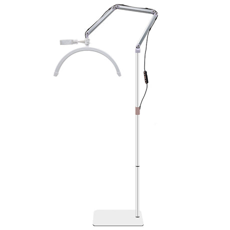 LED Halbmond Beauty Light Farbtemperatur 3000K-6000K Schwenkbar stabile Stand & Telefonhalterung