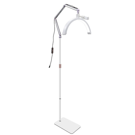 LED Halbmond Beauty Light Farbtemperatur 3000K-6000K Schwenkbar stabile Stand & Telefonhalterung