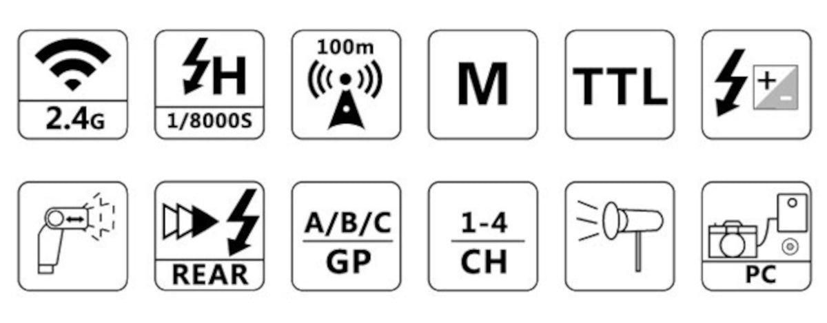 High Speed TTL Wireless Blitzauslöser-Set für Canon und Speedlite (MK-GT600C)
