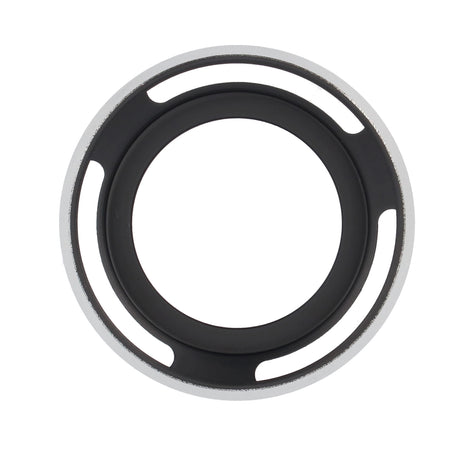 Metall Gegenlichtblende Silber – Hohlprofil Design – Schraubmontage