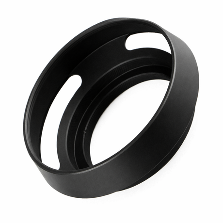Metall Gegenlichtblende Schwarz – Hohlprofil Design – Schraubmontage
