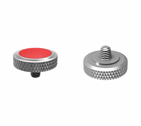 Deluxe Soft Release Button Kupfer & Silikon stilvolle Kamera-Dekoration inkl. 2 Gummiringe Rot