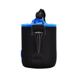 Neopren Objektivbeutel für Objektive bis 74 x 100mm mit Karabiner & Gürtelschlaufe