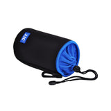 Neopren Objektivbeutel für Objektive bis 83 x 130mm mit Karabiner & Gürtelschlaufe