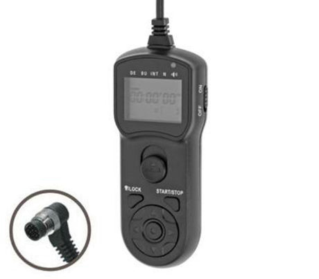 JJC Timer-Fernauslöser DC0 für zB. Nikon Z9 Z8 D850 D810 D800 D700 D300s D4s (TM-B)