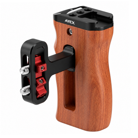 ayex Universal Side Handle Holz höhenverstellbarer Seitengriff für Kamera-Cages