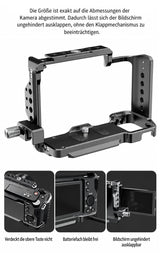 ayex Kamera-Cage für Sony ZV-E1 mit HDMI-Klemme & NATO Rail