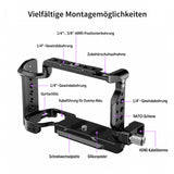 ayex Kamera-Cage für Sony ZV-E1 mit HDMI-Klemme & NATO Rail