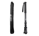 JUSINO Alu Monopod abnehmbarer Fuß Tischstativ Schnelldrehverschlüsse bis 153cm 6kg
