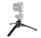 JUSINO Aluminium-Monopod mit abnehmbarem Fuß Tischstativ Schnelldrehverschlüsse bis 164cm 10kg VM-284