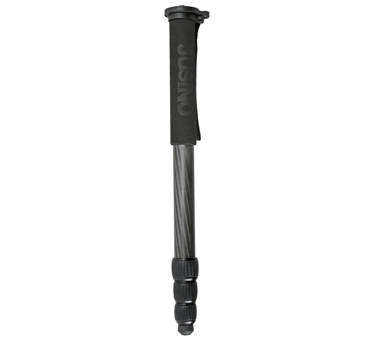 JUSINO Karbon Monopod mit abnehmbarem Fuß Tischstativ Schnelldrehverschlüsse bis 170cm 12kg VM-324C