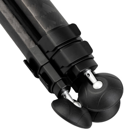 JUSINO Karbon Profi-Videostativ Tripod bis 130cm 18kg belastbar Transporttasche KA-50
