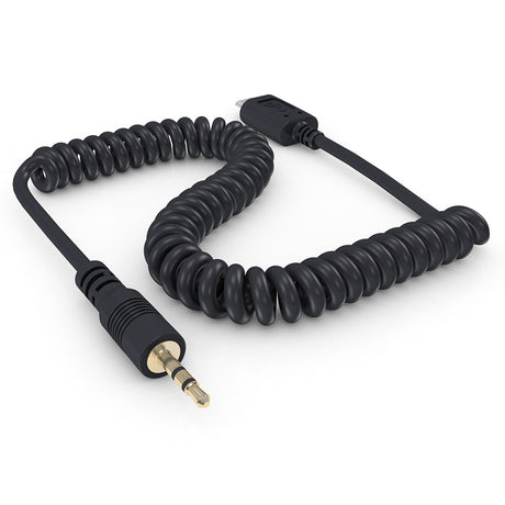 Spiral Adapterkabel RR90 E2 für Timer Fernauslöser an Fujifilm X-T1 X-T10 X-Q2 uvm