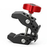 ayex Metall Super Clamp mit Blitzschuh & 1/4 Zoll Gewinde – Universelle Befestigungsklemme für Kamera, LED Licht, Mikrofon & Zubehör