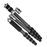 JUSINO Carbon Stativ leicht kompakt Monopod-Funktion bis 130,5cm 5kg + Kugelkopf TK-225 SC GT-30