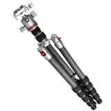 JUSINO Carbon Stativ leicht kompakt Monopod-Funktion bis 130,5cm 5kg + Kugelkopf TK-225 SC GT-30