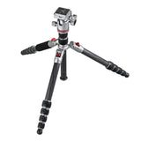 JUSINO Carbon Stativ leicht kompakt Monopod-Funktion bis 130,5cm 5kg + Kugelkopf TK-225 SC GT-30
