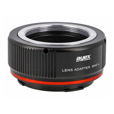 ayex Objektivadapter für M42 Objektive an Panasonic Lumix, Leica & Sigma L-Mount Kameras M42-L