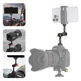 ayex Magic Arm 145mm Gelenkarm mit 1/4 Zoll Schraube Kamera Zubehör Halter für LED Licht, Monitor, Mikrofon