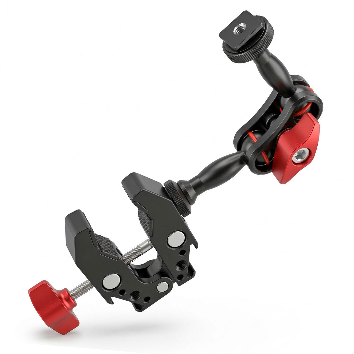 ayex Magic Arm Set mit Super Clamp – Flexible Befestigung für Kamera, LED-Licht, Monitor & Zubehör