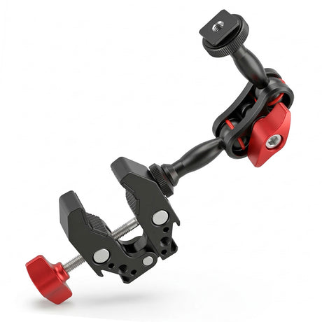 ayex Magic Arm Set mit Super Clamp – Flexible Befestigung für Kamera, LED-Licht, Monitor & Zubehör