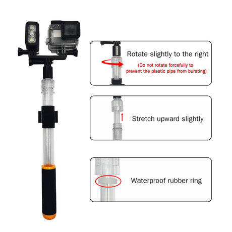 Aquapod Selfiepod schwimmender Handgriff für GoPro