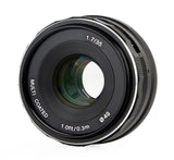 Meike 35mm F1.7 Weitwinkel Objektiv multicoated manueller Fokus für Sony E-Mount