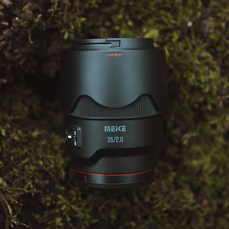 Meike Vollformat Objektiv 35mm F2.0 AF STM Autofokus für Sony E Mount Kameras