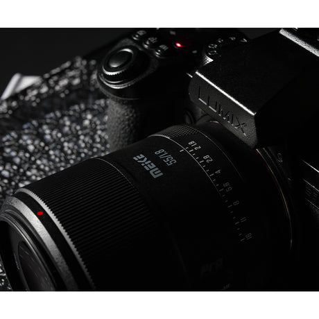 Meike 55mm F1.8 AF Pro STM Autofokus Vollformat Objektiv Portrait für Panasonic L Mount