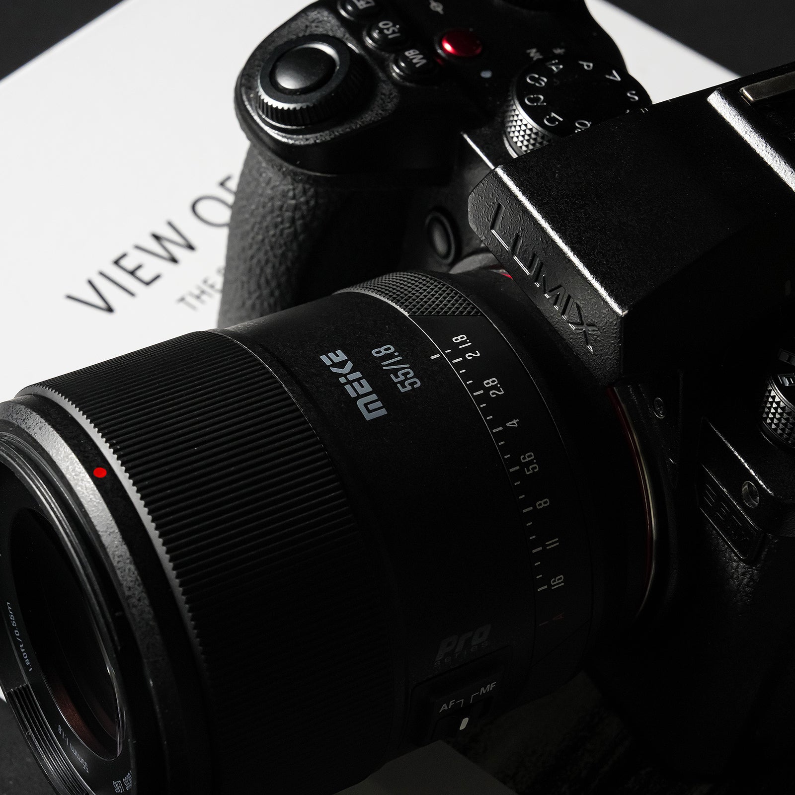 Meike 55mm F1.8 AF Pro STM Autofokus Vollformat Objektiv Portrait für Panasonic L Mount