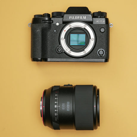 Meike 55mm F1.8 AF Pro STM Autofokus Objektiv Portrait für Fujifilm X Mount