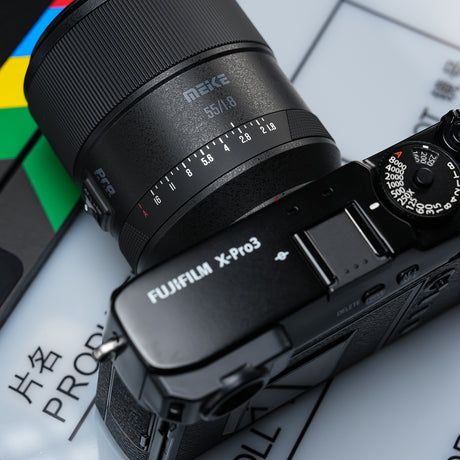 Meike 55mm F1.8 AF Pro STM Autofokus Objektiv Portrait für Fujifilm X Mount