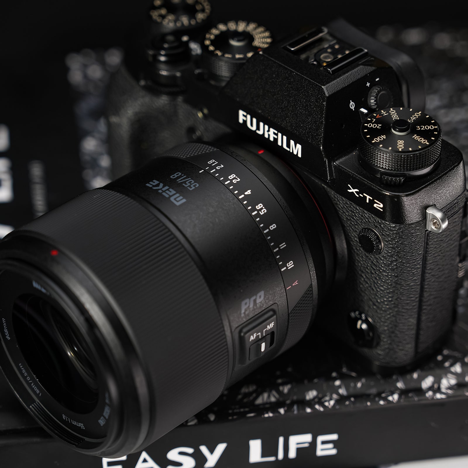 Meike 55mm F1.8 AF Pro STM Autofokus Objektiv Portrait für Fujifilm X Mount