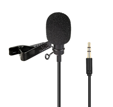 Lavalier-Mikrofon perfekt für Kamera Camcorder PC z.B. für Interviews Livestreams 3,5mm for Camera