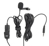 Profi Lavalier-Mikrofon mit Windschutz & Klemme Universal einsetzbar für Interviews Livestreams