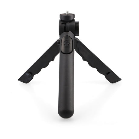 Klapbares 2-in-1 Tischstativ & Selfie-Stick mit Smartphone-Halter und Bluetooth-Auslöser