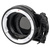 Meike MK-EFTM-C Mount-Adapter für Canon EF auf Canon EOS M Inkl. variablem ND-Filter und klarem UV-Filter