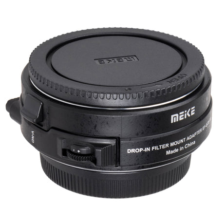 Meike MK-EFTM-C Mount-Adapter für Canon EF auf Canon EOS M Inkl. variablem ND-Filter und klarem UV-Filter