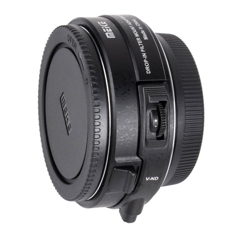 Meike MK-EFTM-C Mount-Adapter für Canon EF auf Canon EOS M Inkl. variablem ND-Filter und klarem UV-Filter