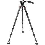 JUSINO Karbon Profi Videostativ & Kugelkopf Perfekt für Vogelaufnahmen 152,5cm 18Kg belastbar