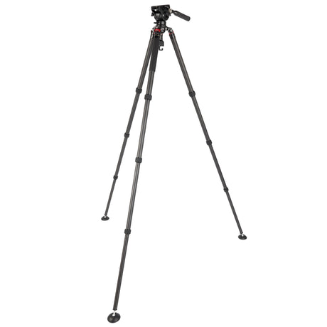 JUSINO Karbon Profi Videostativ & Kugelkopf Perfekt für Vogelaufnahmen 152,5cm 18Kg belastbar