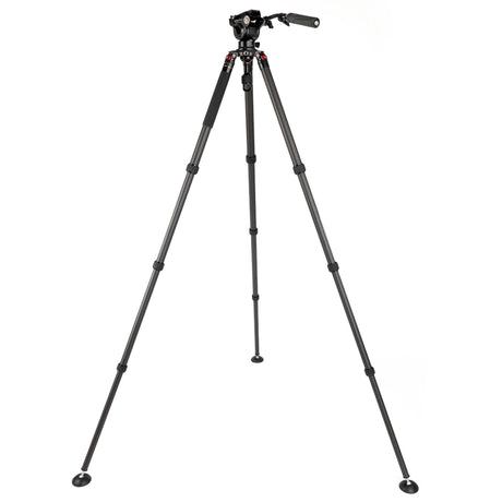 JUSINO Karbon Profi Videostativ & Kugelkopf Perfekt für Vogelaufnahmen 152,5cm 18Kg belastbar