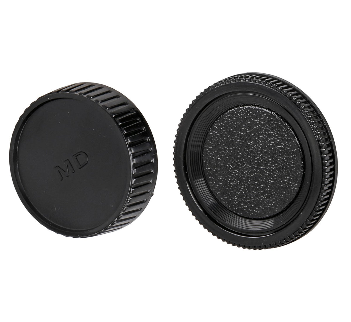 Kameragehäusedeckel & Objektivrückdeckel Set für Minolta MD / SR – Schutzkappen für Kamera & Objektiv