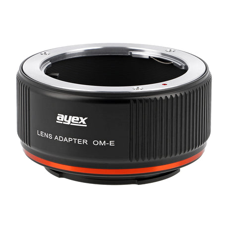 ayex Objektivadapter für Olympus OM Objektive an Sony Alpha E-Mount Kameras OM-E