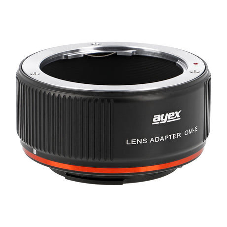 ayex Objektivadapter für Olympus OM Objektive an Sony Alpha E-Mount Kameras OM-E